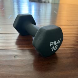 10 lb Fila Neoprene Dumbbell 