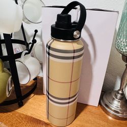 32oz DESIGNER PRINT THERMAL/WATER BOTTLE WITH Drinkable SCREW TOP