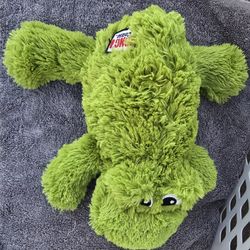 Kong Cozie Dog Toy , Frog Plush Squeak 