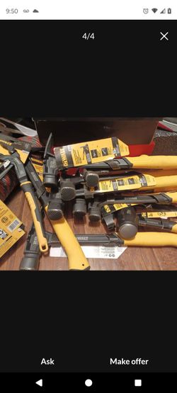 DeWalt frameing hammers 28oz$35/22oz$25