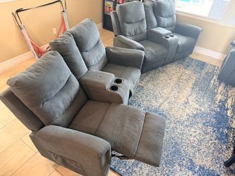 Three Loveseat Recliners