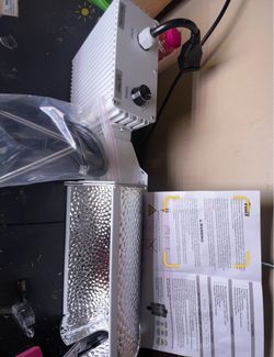 iPower DE HPS Grow Light Ballast and Reflector