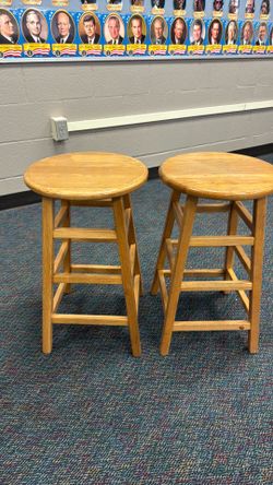 Wood stool