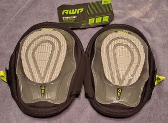Awp Stabilizer Knee Pads Breathable Gel Caps Flooring Work Cement Wood Carpet