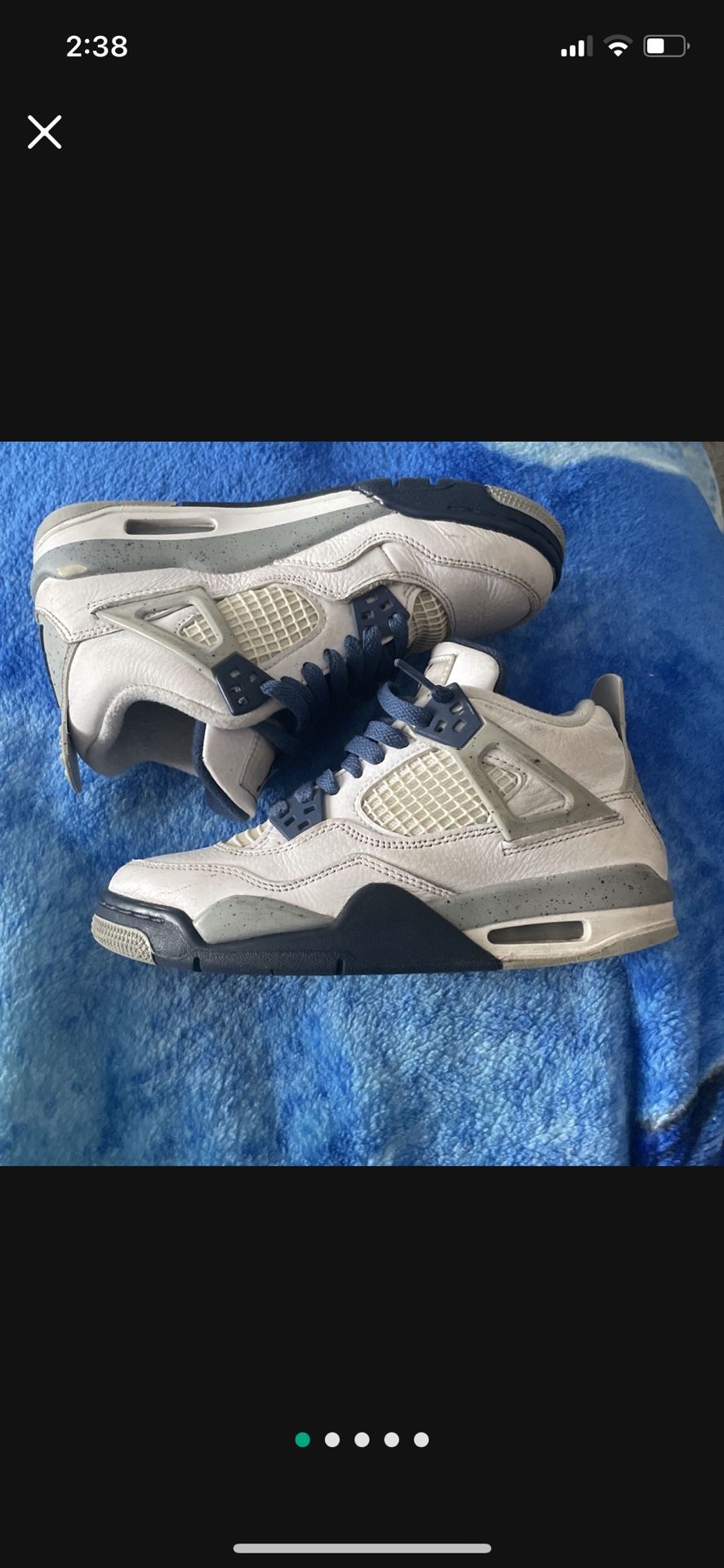 Jordan 4 Retro Midnight Navy Size 4