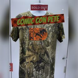 SDCC 2025 Kaiju No. 8 Con Exclusive Camo T-Shirt Size XL