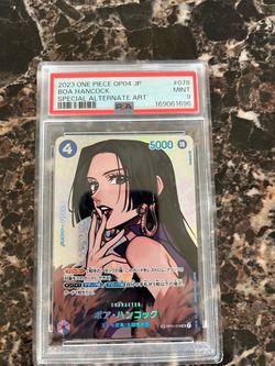 One Piece Boa Hancock OP04 Special Alt Art PSA 9