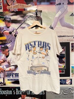 Vintage 1999 Houston Astros Astrodome Player Tee Size L Rare