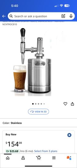 Nutrichef Cold Brew Keg