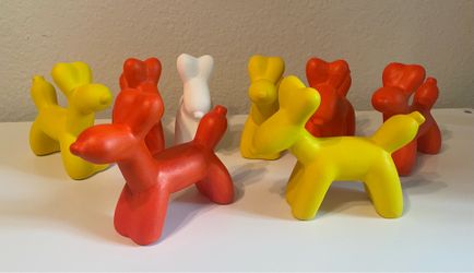 Ceramic Balloon Dogs