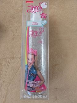 JoJo Siwa Holographic Shimmer Body Spray Berry Scented Silver Glitter NEW IN BOX