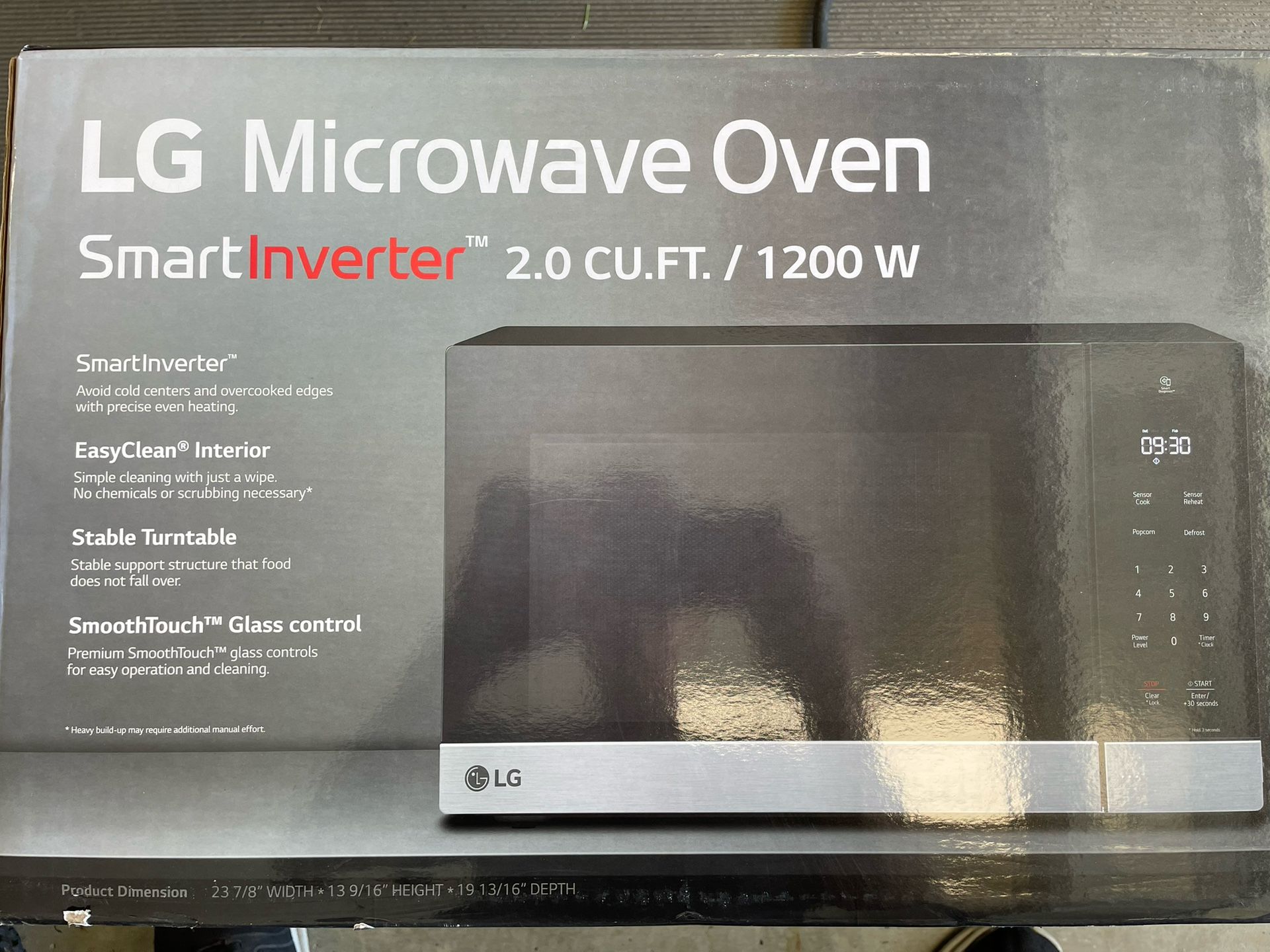 LG Smart inverter 2.0 Cu Ft Microwave