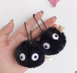 Soot Sprite Plush keychain cute perfect for kids