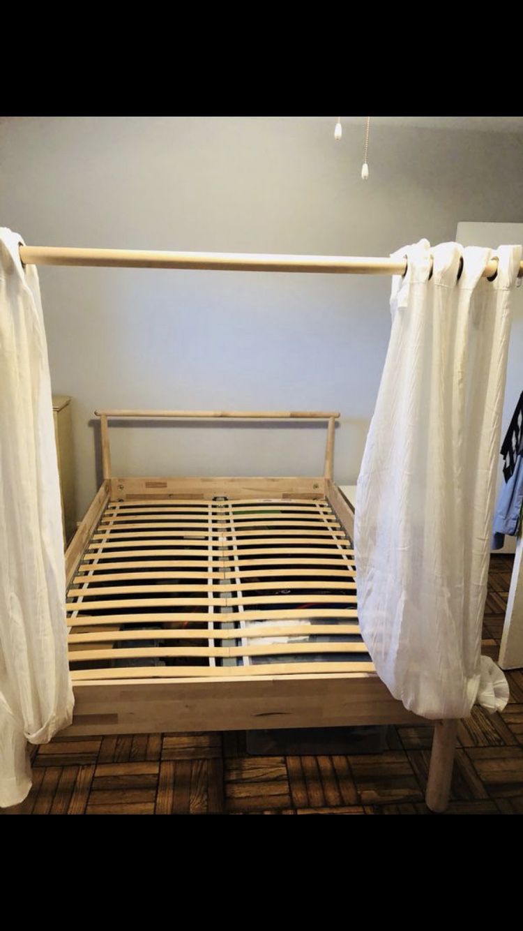 Barely used “Gjöra” full size Bed frame