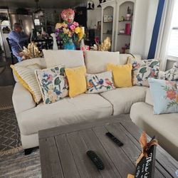100$ For All Worth 300$ New.Sofa Pillows 2sets For Couch 1 Set For Chair