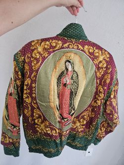 Virgen de guadalupe men jacket