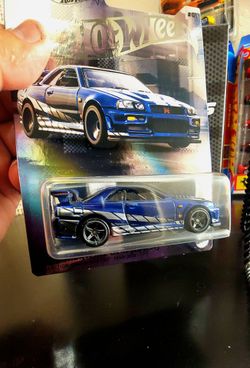 Hot Wheels Fast and Furious NFT Garage Nissan Skyline GT-R34