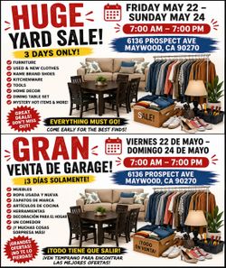 Yard sale ! :)