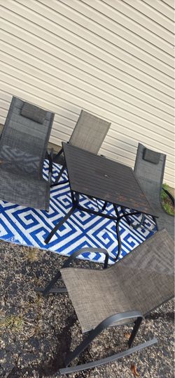 Outside patio set