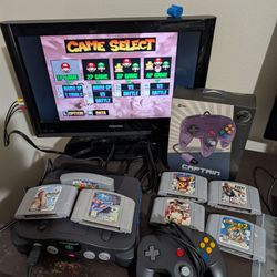 N64 bundle W/Mario kart And More
