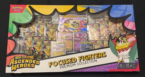 Pokémon TCG: Mega Evolution - Ascended Heroes Focused Fighters Premium Collection