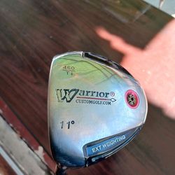 Left handed Warrior Custom Golf 460 Ti Driver 11°