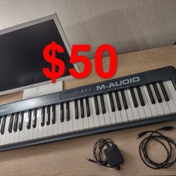 M-AUDIO KEYSTATION61 like new with cables