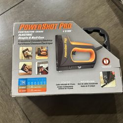 Powershot Pro Electric Staple & Nail Gun - New in Box