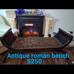 Antique Gorgouse Roman Bench