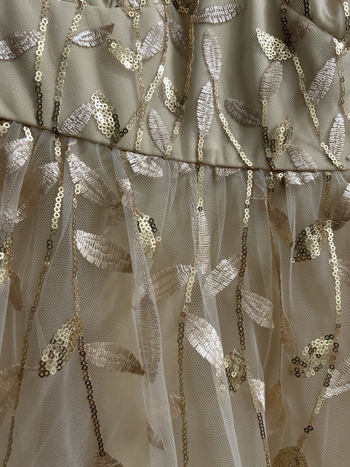 Beautiful Gold Dress  and  Matching Purse