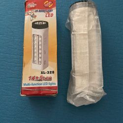 multi-function rechargeable LED emergency light/flashlight.