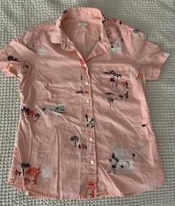 Women’s J Crew Cotton Button Up t-shirt