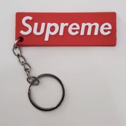 Supreme Logo Custom Keychain