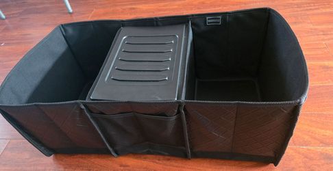 Black Collapsible Car Trunk Organizer
