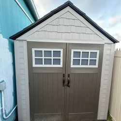 Storage Shed -7’x7’x8’ Tall Pitch Roof