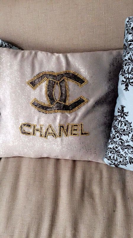 Handmade Chanel pillow case