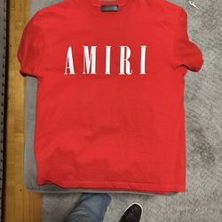 Amiri red T-shirt
