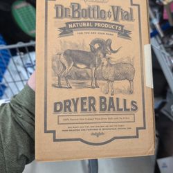 New Sealed Wool Dryer Balls - Use In Place Of Fabric Static Sheets