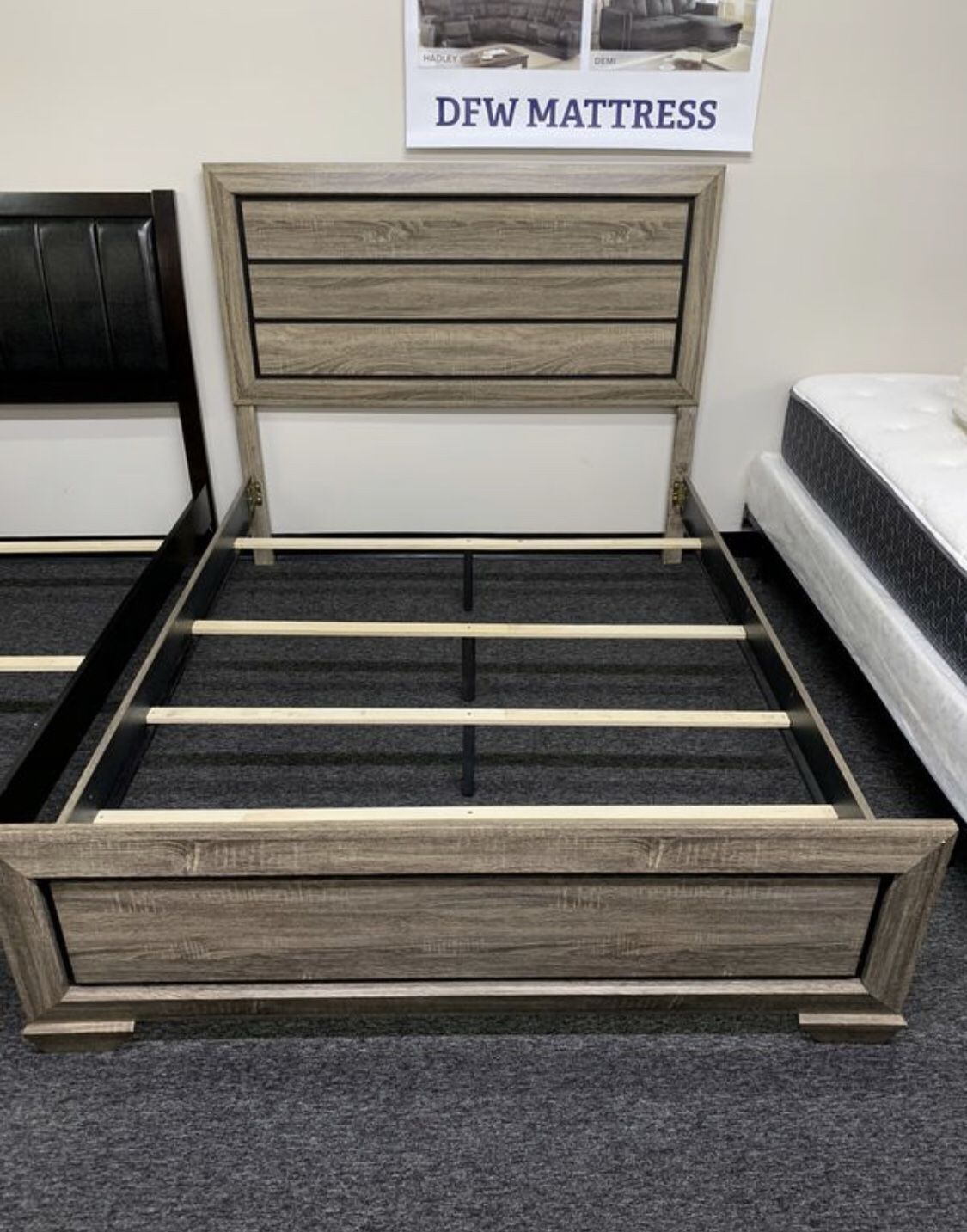 Brand new modern queen bed