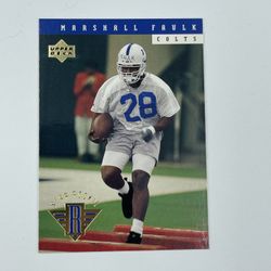 Marshall Faulk Upper Deck Rookie Card