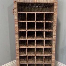 Key Largo Rattan Wine Cabinet