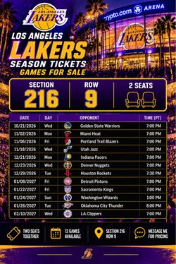 Lakers vs Golden State warriors Oct 21 opener