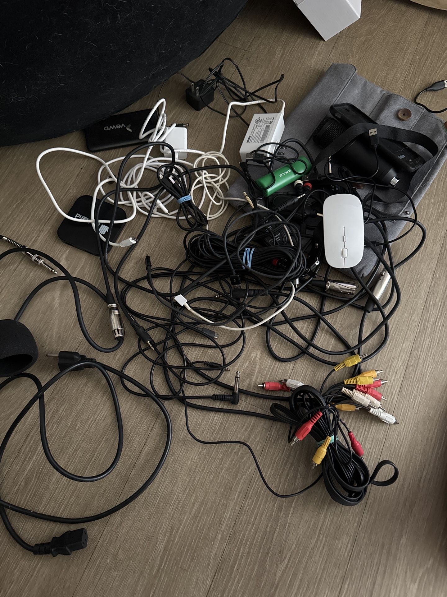 Bundle: Mixed Cables & Electronics Gear Lot – Great for Studio or Tech Setup