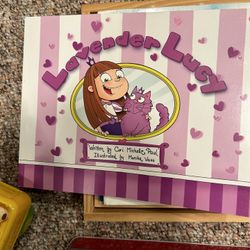 Lavender Lucy Book Autographed By Author 
