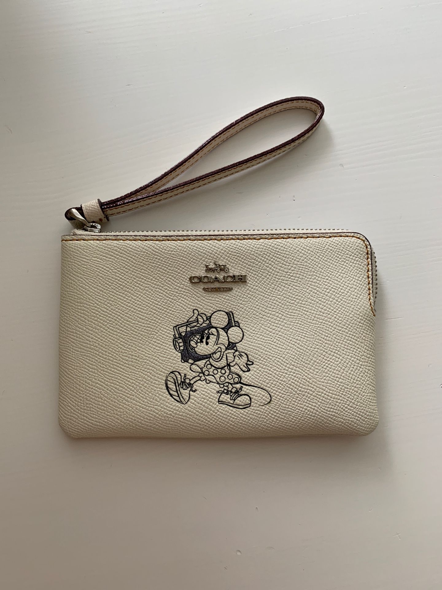 Coach Mickey Mouse wristlet