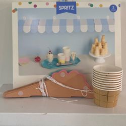 Ice Cream Theme Party Supplies 