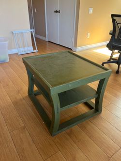 Forest green coffee table