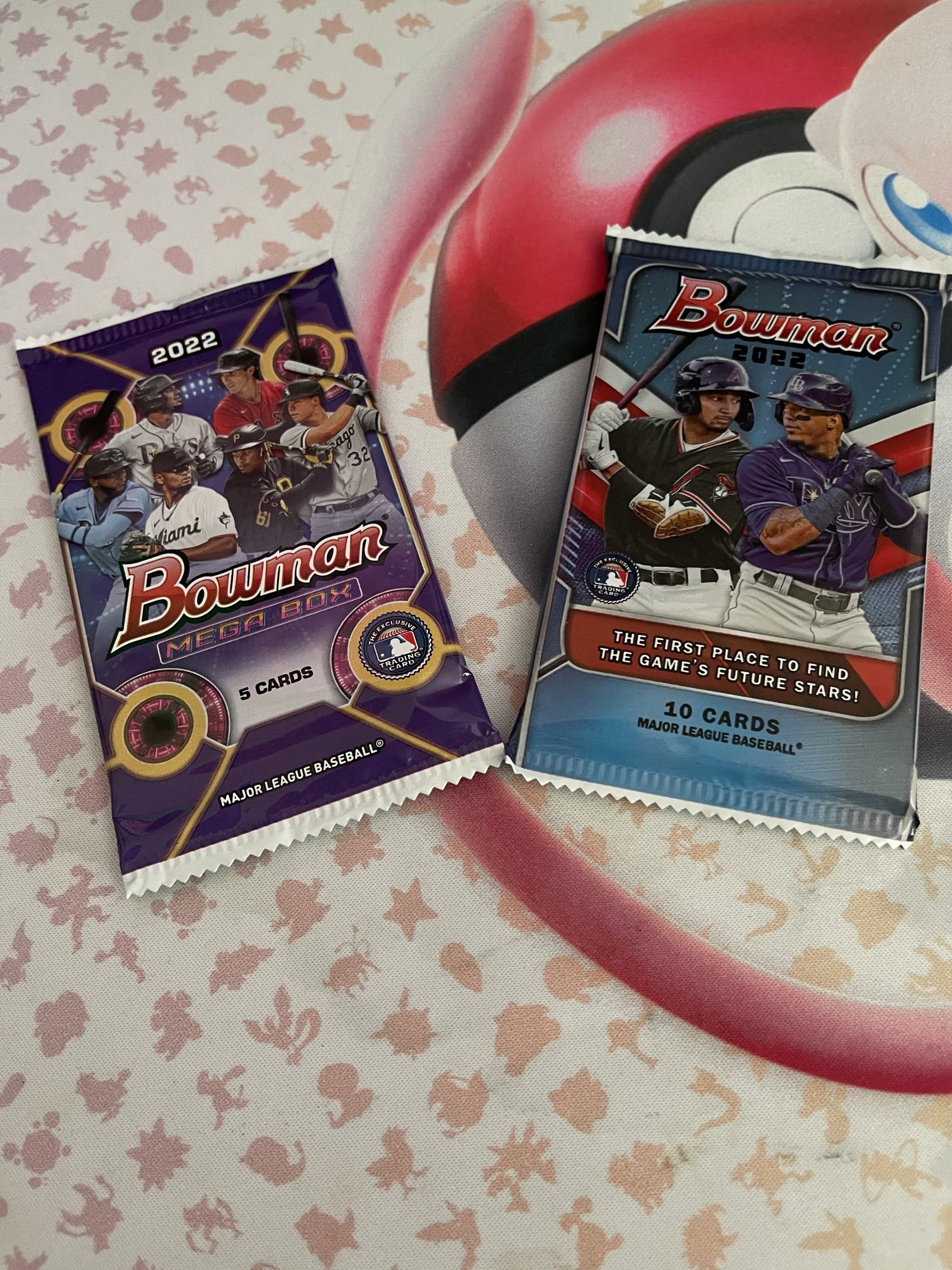 2022 Bowman Chrome 5 Card Pack And Bowman Hobby Pack