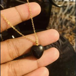 Beautiful Black Heart Charms/Pendant