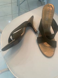 Moda Spana Strappy Kitten Heel Sandals